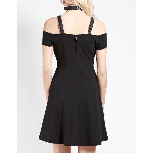 Tripp NYC Goth, Emo Nova off the shoulder dress in Small - Picture 2 of 2
